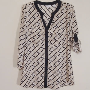 NWOT New York & Company Womens Blouse Sz XS